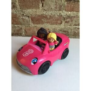 Fisher-Price Little People Barbie Convertible Vehicle + 2 Little People Figures